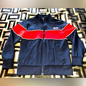 H&M Blue & Red Zip Up Jacket for Boys